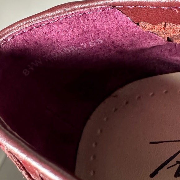 Trotters Women’s 8.5W Burgundy Woven Leather Loafers Comfort Slip-On Flats - Picture 8 of 8